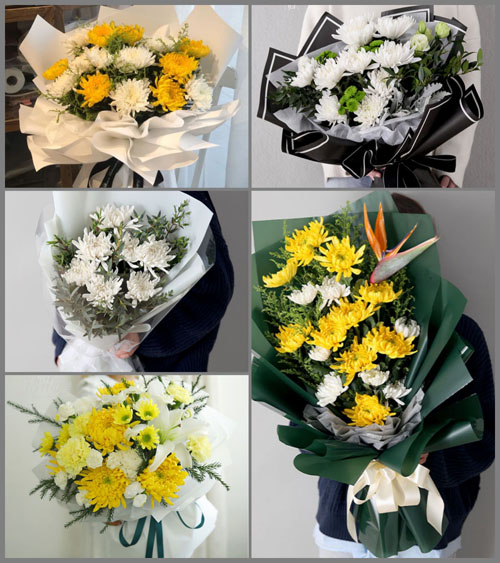 山西晋中介休市张兰镇仙台村白事花束代送